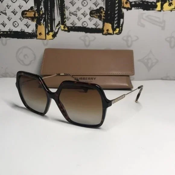 New Authentic Burberry BE4324 Isabella Sunglasses – Havana Frame / Gradient Lens New Authentic Burberry BE4324 Isabella Sunglasses – Havana  main image 3